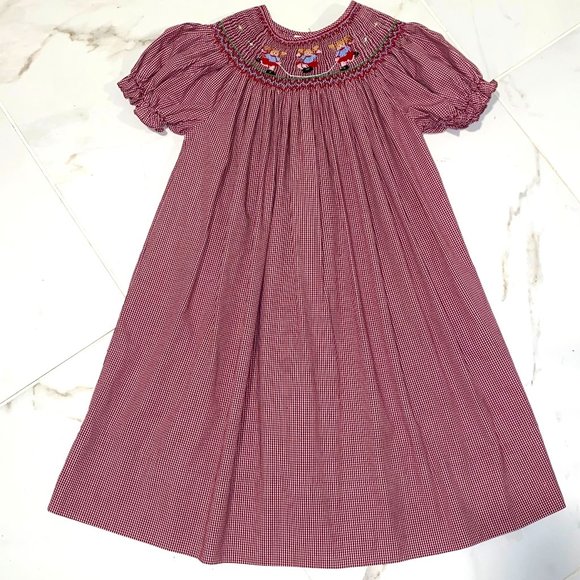 Smocked Back To School Dress - Picture 1 of 10